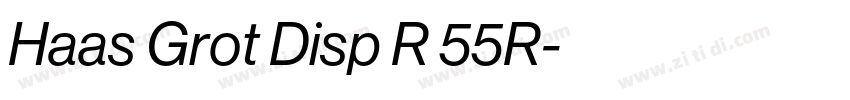 Haas Grot Disp R 55R字体转换 Haas Grot Disp R 55R字体转换